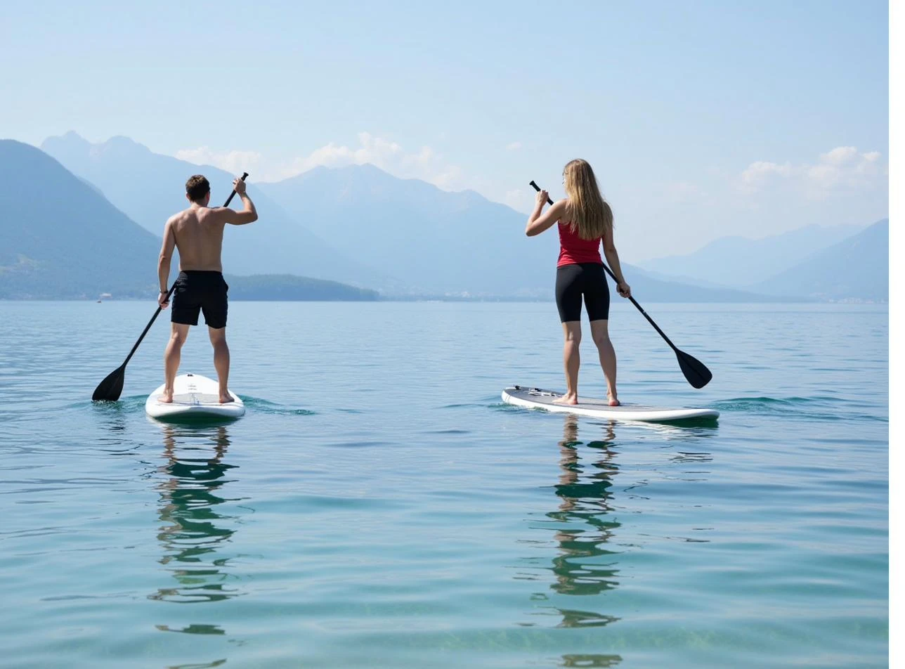 SUP Boards am Zürichsee